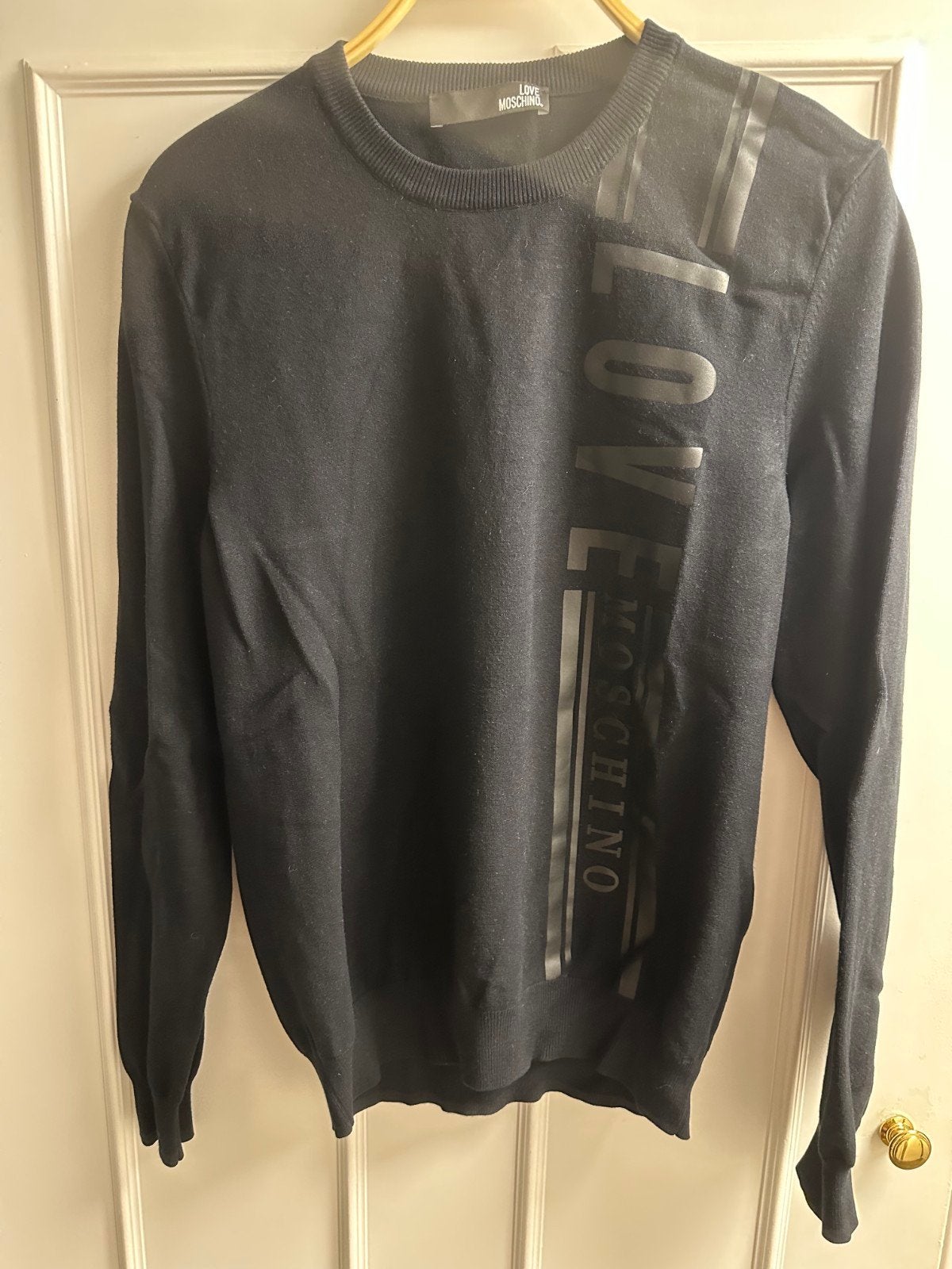 Nieuw Love Moschino Tru/sweateri Zwart Maat M, Kleding | Heren, Maat 48/50 (M), Zwart, Nieuw, Ophalen of Verzenden