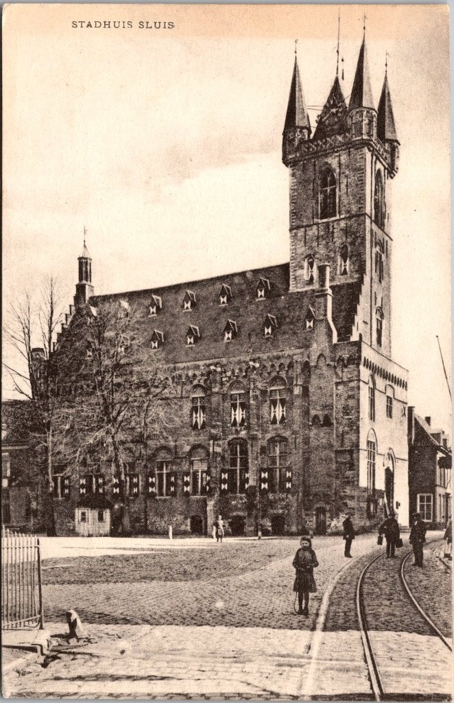 Sluis - 6 oude ansichtkaarten, Verzenden, 1960 tot 1980, Gelopen, Zeeland