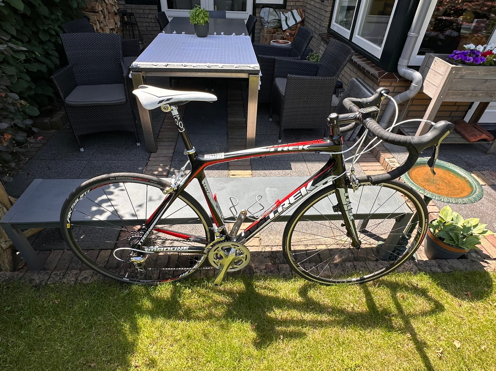 Trek Madone 4.5 racefiets te koop., 28 inch, Gebruikt, Carbon, Meer dan 20 versnellingen
