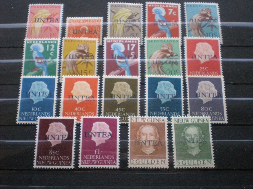 Nederlands Nw Guinea UNTEA compleet pf. ( W 45000)..€ 8,50, Postzegels en Munten, Postzegels | Nederlands-Indië en Nieuw-Guinea