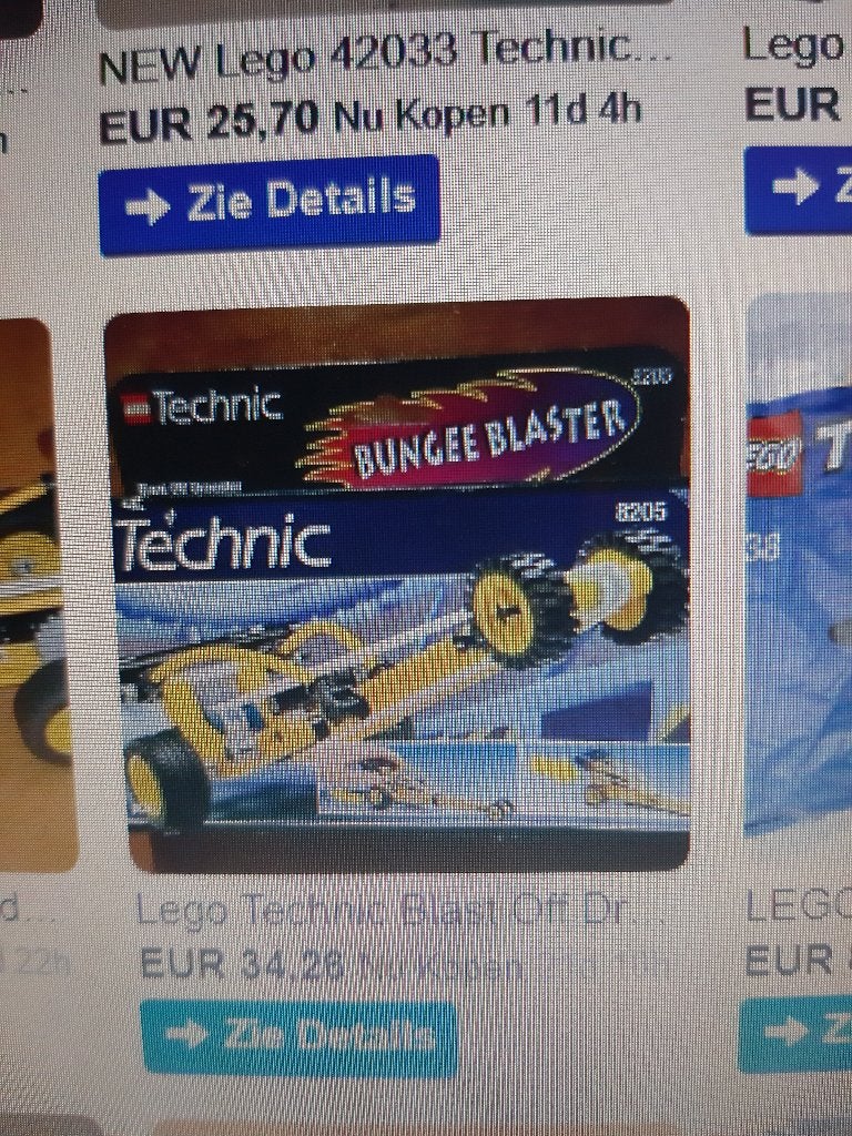 lego technic  races auto geel, Lego, Ophalen of Verzenden, Zo goed als nieuw, Complete set