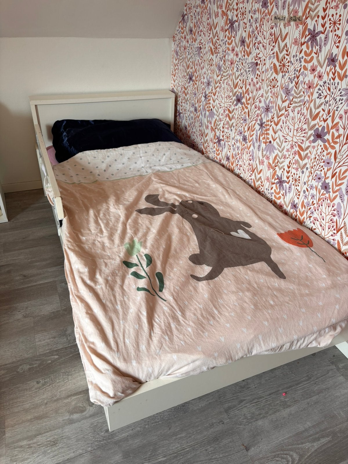 Kinderbed / peuterbed, 85 tot 100 cm, Gebruikt, 180 cm of meer, Ophalen