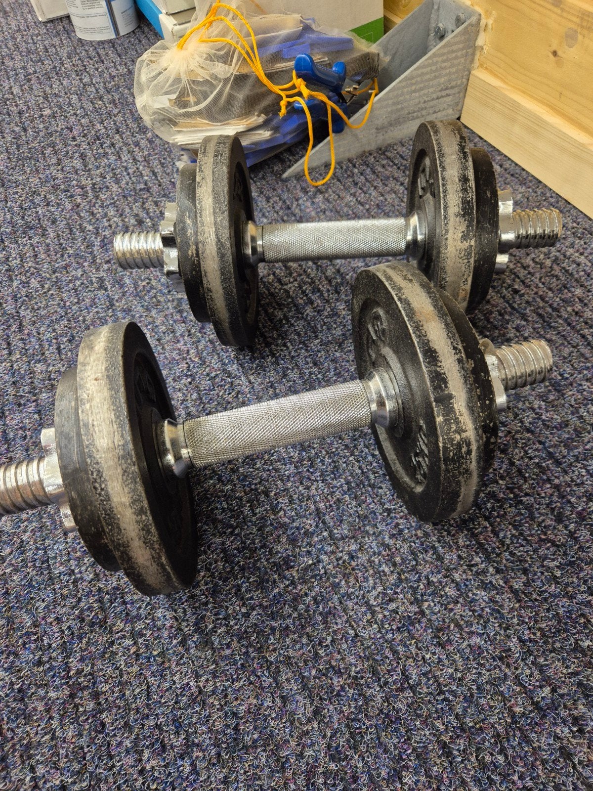 Verstelbare Dumbbells Set - Ideaal voor Thuisgym, Ophalen, Gebruikt, Armen, Dumbbell