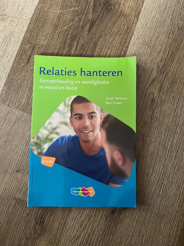 Relaties hanteren, Boeken, Studieboeken en Cursussen, Alpha, Nieuw, ThiemeMeulenhoff, HBO