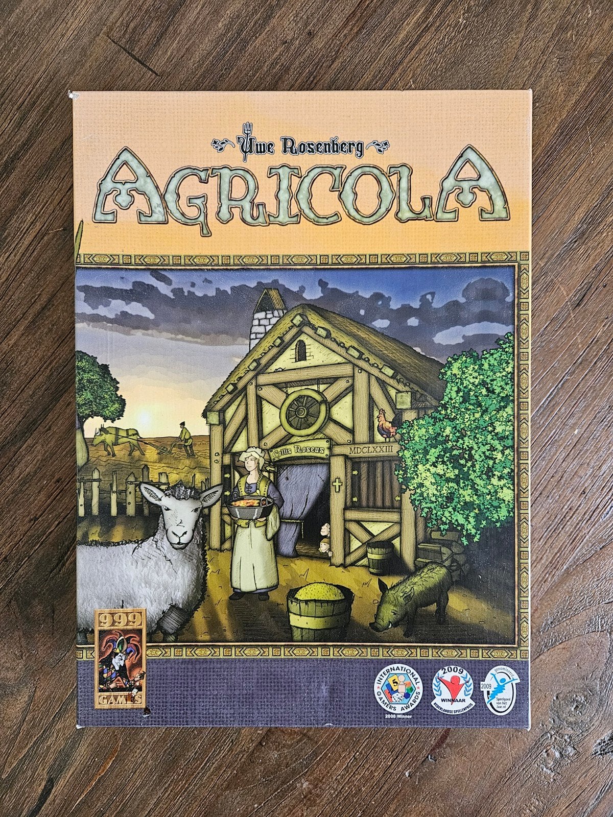 Agricola bordspel gezelschapsspel, Ophalen of Verzenden, Zo goed als nieuw, 999 Games