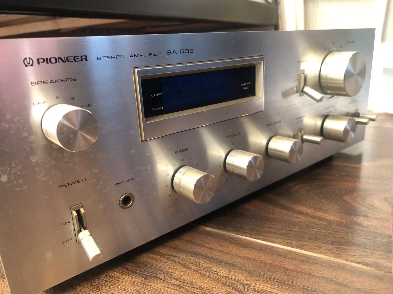 Pioneer SA-508 Stereo Versterker - Vintage Audio, Ophalen, Gebruikt, 60 tot 120 watt, Pioneer