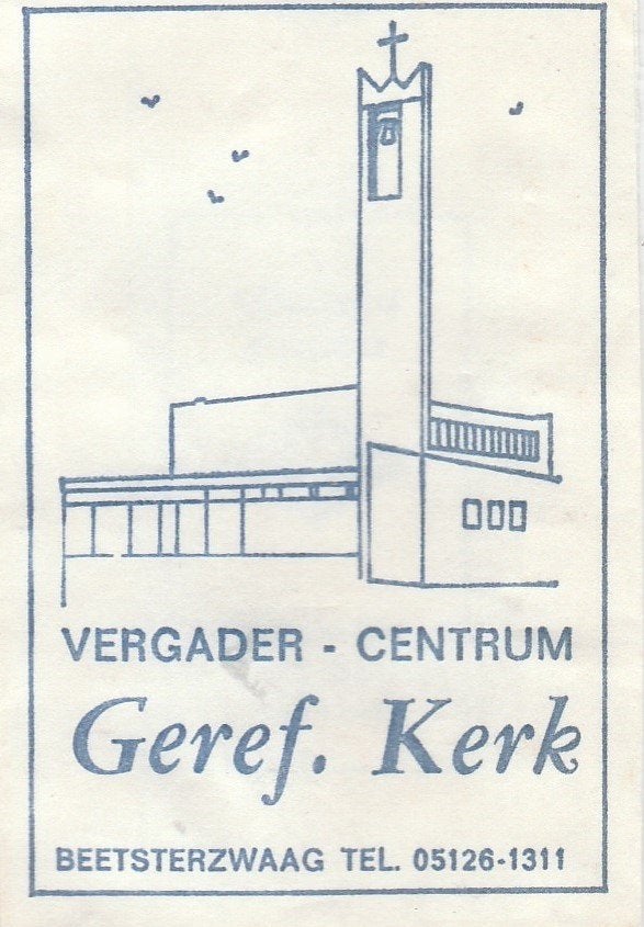 Geref. Kerk Beetsterzwaag - vergader centrum - kruis, Verzamelen, Ophalen of Verzenden