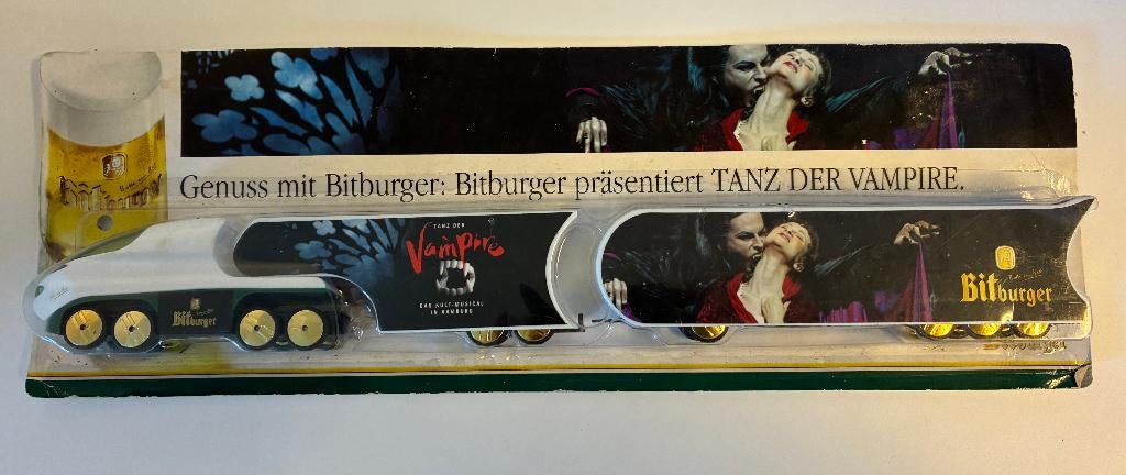 27473: Bitburger - Tanz der Vampiere - Grell 1:87, Nieuw, Ophalen of Verzenden, Bus of Vrachtwagen, Bachsatztstr. 54 D 72131 Ofterdingen, Germany