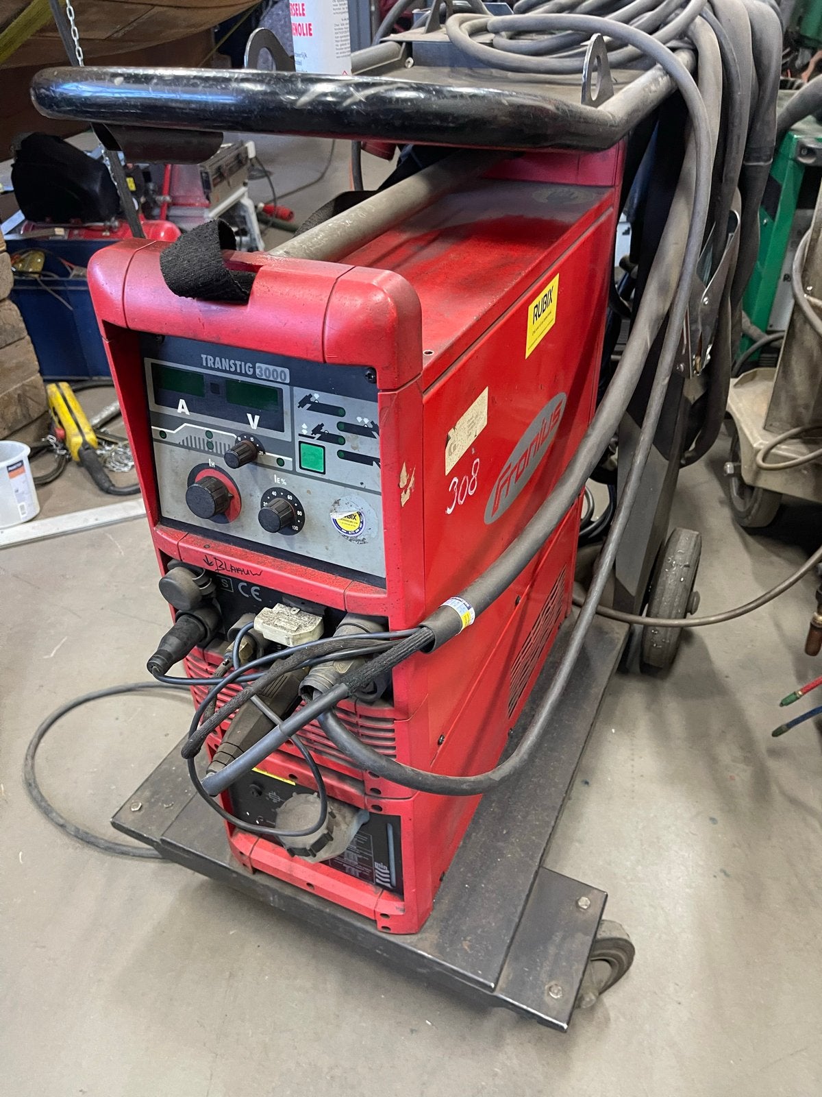 Fronius TransTig 3000 lasapparaat, Ophalen, Gebruikt, 250 ampère of meer, Tig