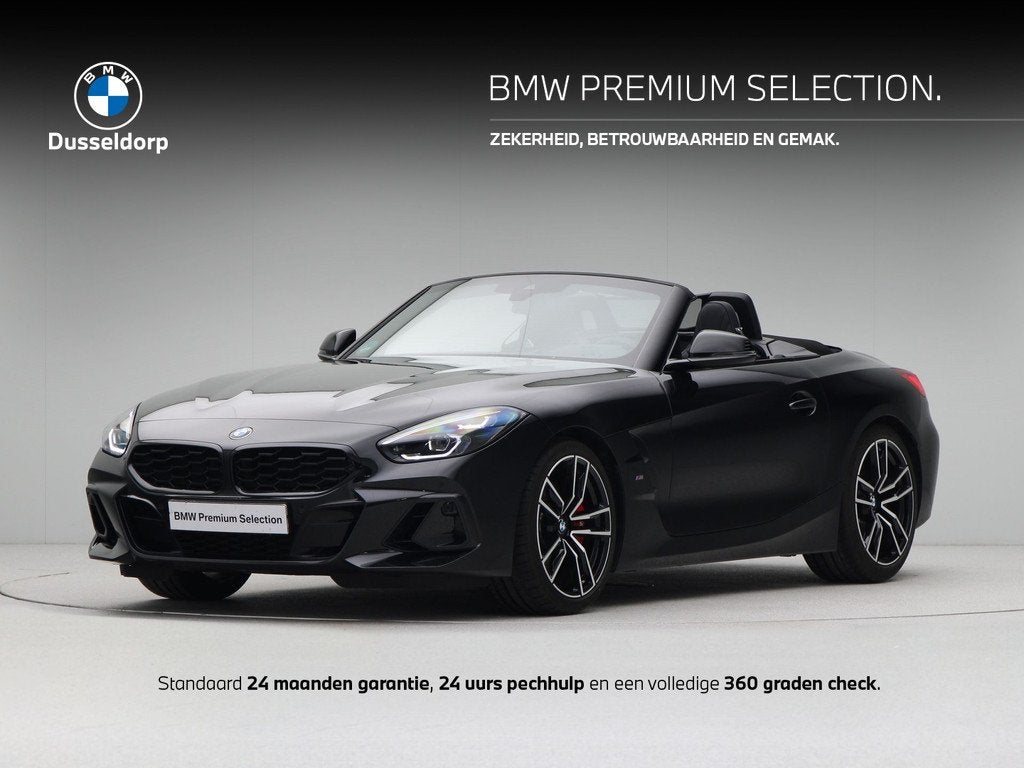 BMW Z4 M40i Roadster (bj 2025, automaat), Auto's, BMW, Automatische klimaatregeling, Achterwielaandrijving, Gebruikt, Zwart