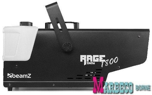 Sneeuwmachine, Snow machine, 1800watt, Afstandsbed, Rage1800, Overige typen, Nieuw, Info@marbeco.nl, BeamZ