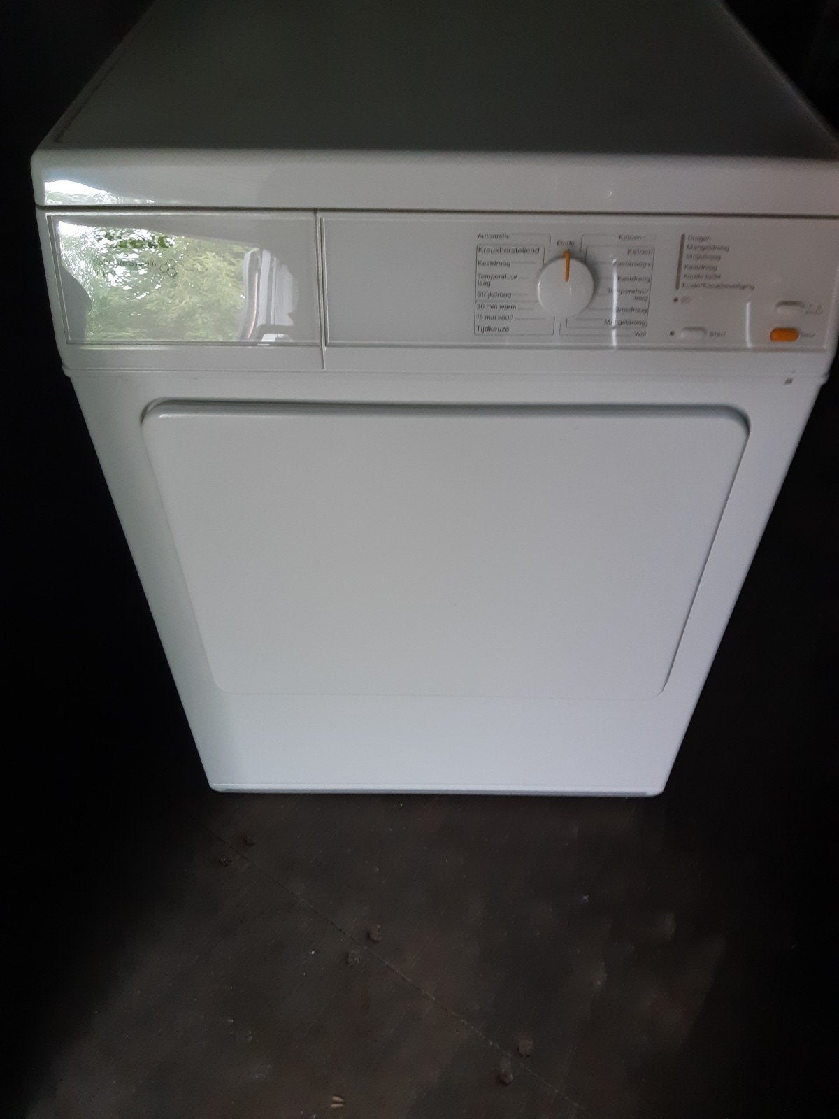 MIELE wasdroger afvoer droogtrommel T8703 zgan 95 euro, Witgoed en Apparatuur, Wasdrogers, Ophalen, 6 tot 8 kg, Luchtafvoer, Zo goed als nieuw