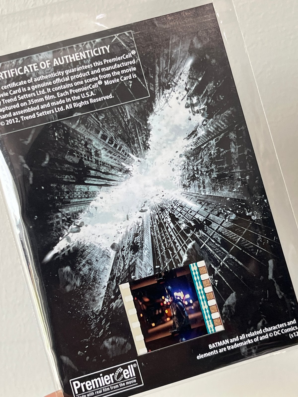The Dark Knight Rises Filmstrip - Batman Collectible, Overige typen, Ophalen of Verzenden, Zo goed als nieuw, Film