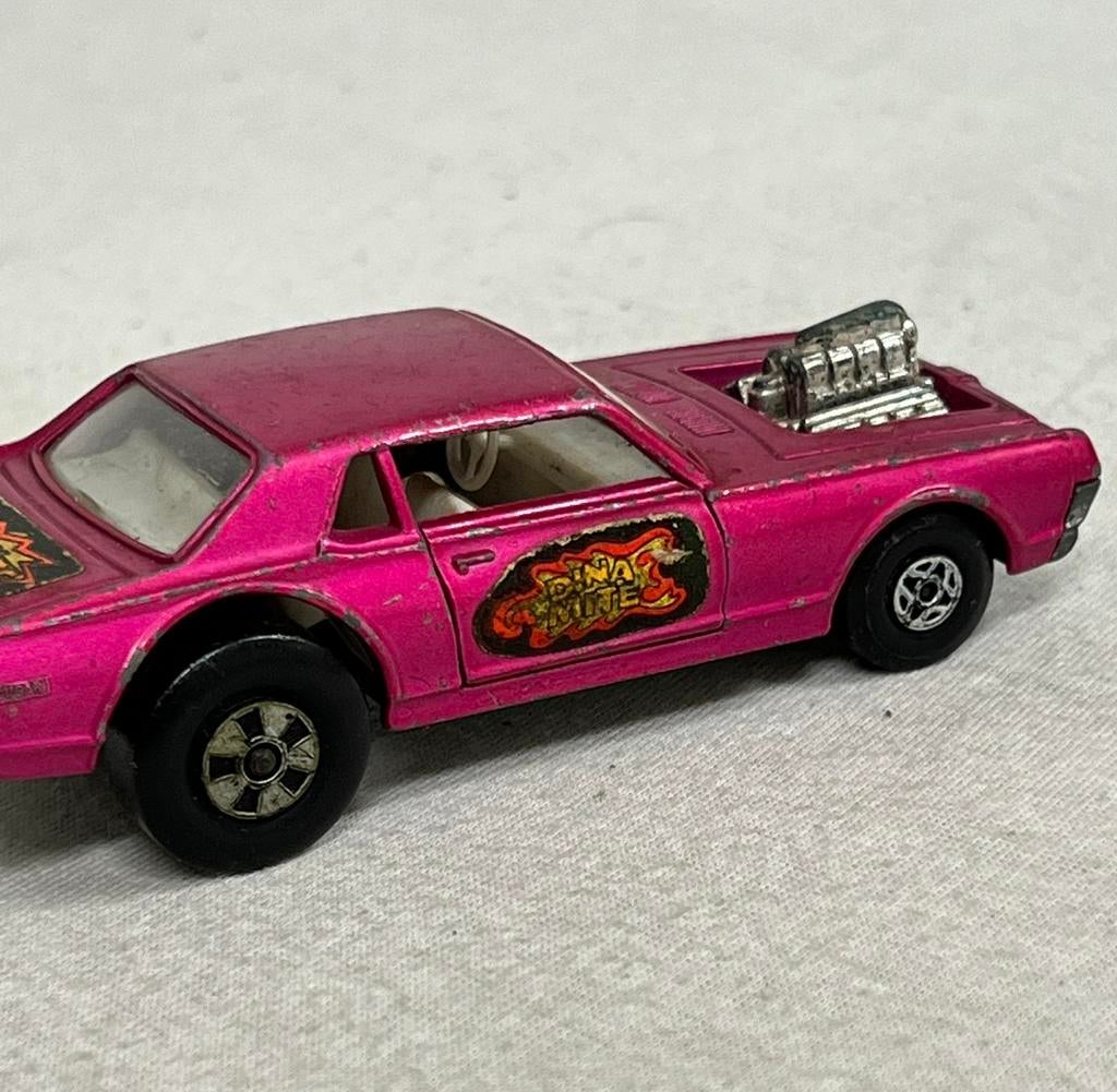 1970 Matchbox Speed Kings Cougar Dynamite Dragster K-21 K21, Gebruikt, Auto, Matchbox, Ophalen of Verzenden