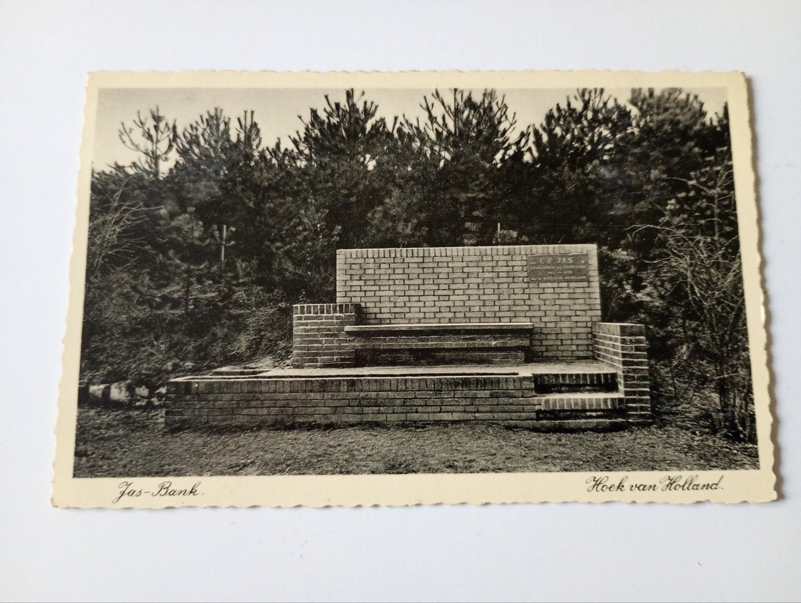 Hoek van Holland Jas-Bank 1936, Ophalen of Verzenden, 1920 tot 1940, Gelopen, Zuid-Holland