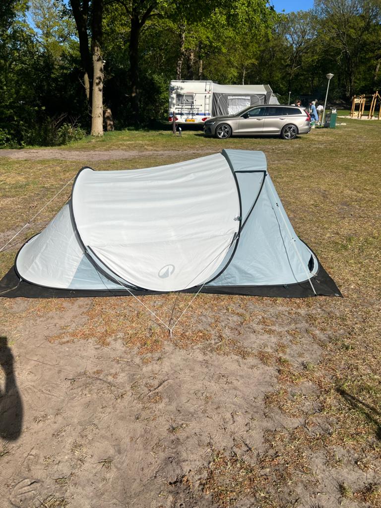 Quechua 2 Seconds XL F&B 2P Pop-up Tent, Caravans en Kamperen, Tenten, Ophalen, Zo goed als nieuw, Tot en met 2
