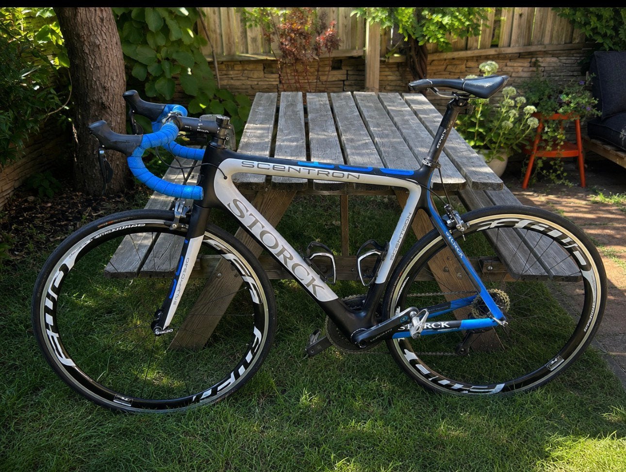 Storck ScenTron instap racefiets  mt 56 Ultegra/FFWD carbon, Fietsen en Brommers, Fietsen | Racefietsen, Carbon, Zo goed als nieuw