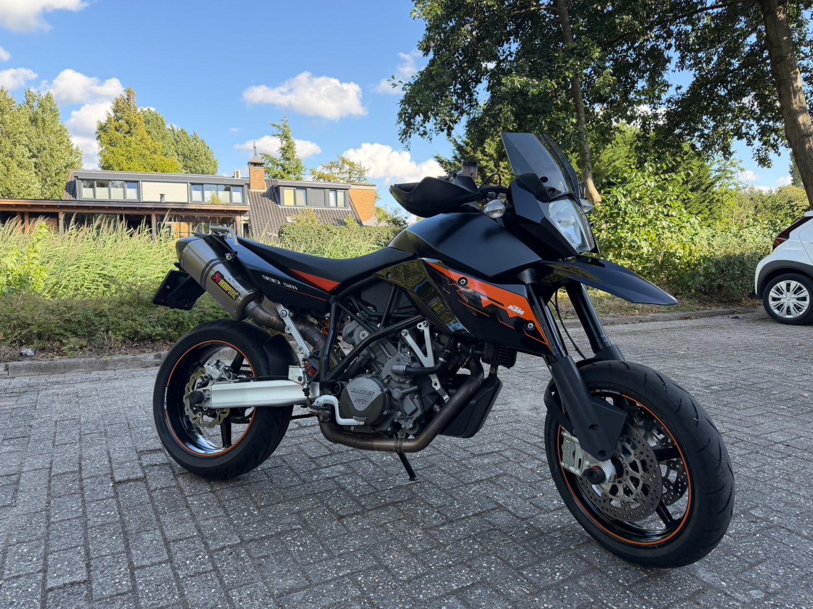 KTM 990 SUPERMOTO 2008 Akrapovic, 2 cilinders, Occasion, Motorrijbewijs A, Particulier
