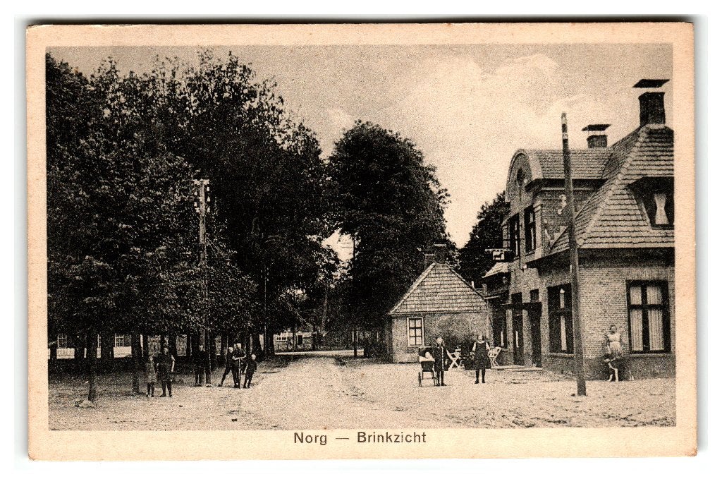 Norg, Brinkzicht, Verzenden, 1940 tot 1960, Ongelopen, Drenthe