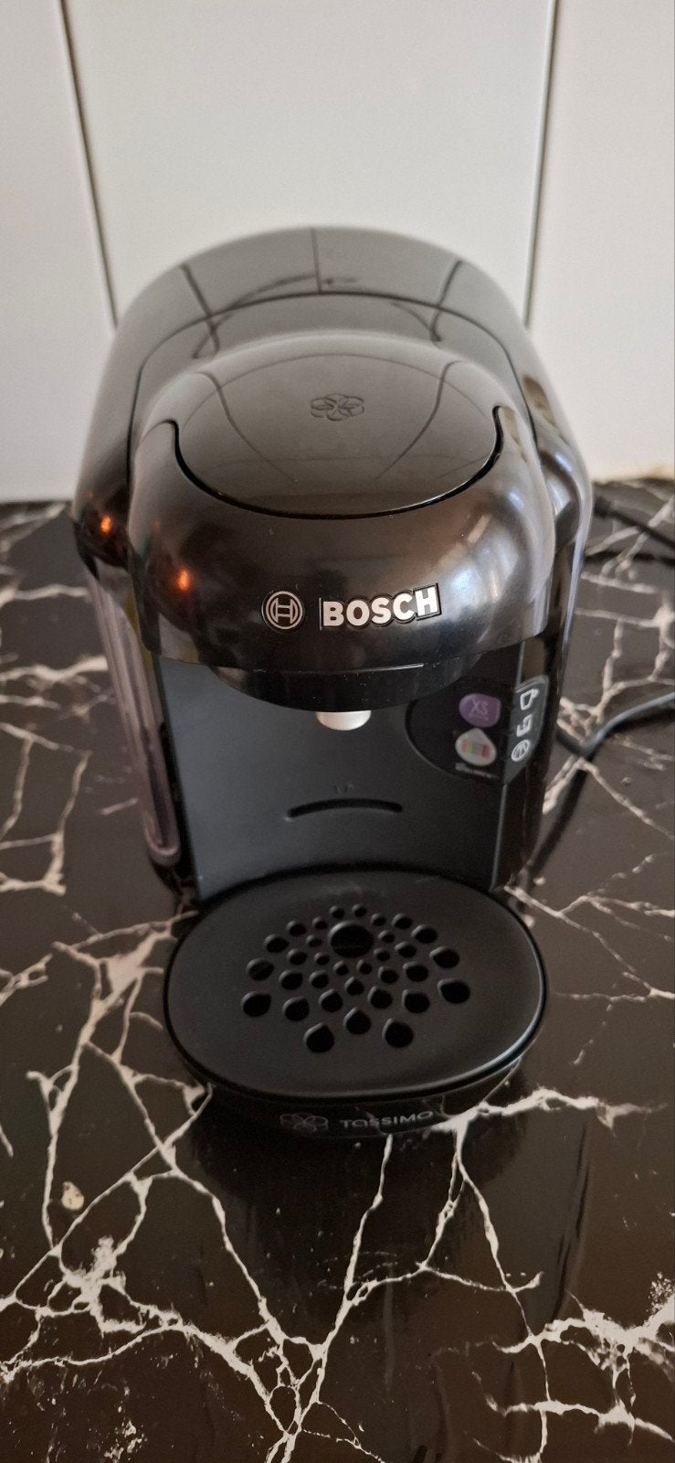 Bosch Tassimo Koffie- en Theeapparaat, Witgoed en Apparatuur, Koffiezetapparaten, Gebruikt, Koffiepads en cups, Koffiemachine