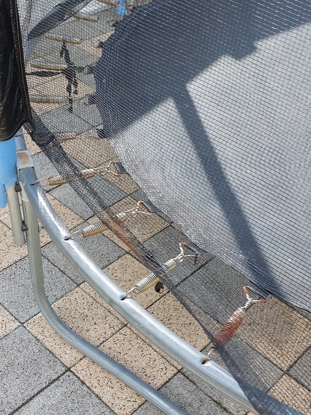 trampoline, Kinderen en Baby's, Speelgoed | Buiten | Trampolines, Ophalen, Zo goed als nieuw