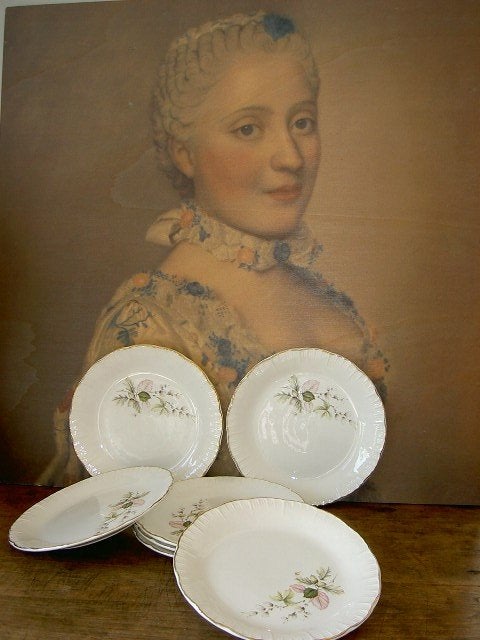 Franse ontbijtbordjes, Ophalen of Verzenden