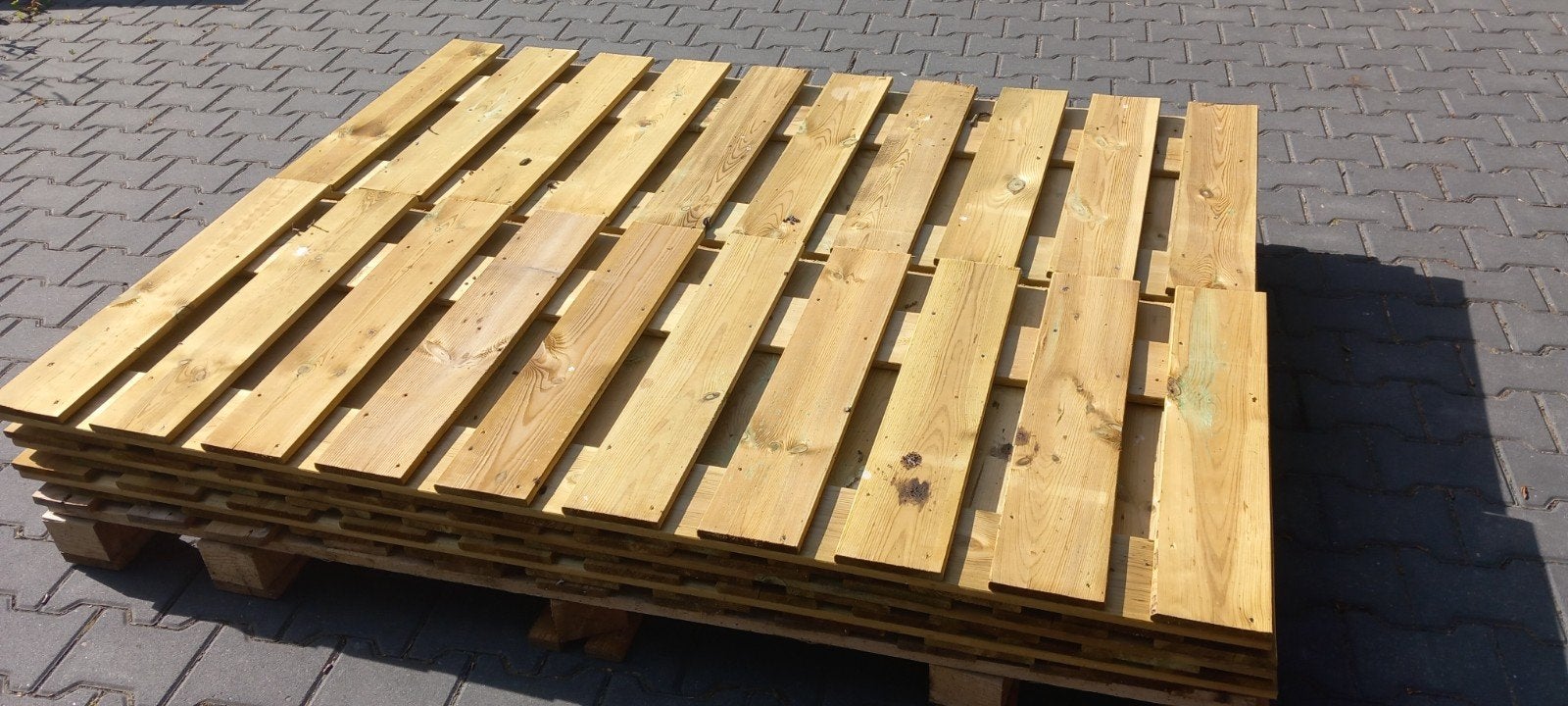 Kleine geimpregneerde grenen schutting scherm, Ophalen, 1 tot 2 meter, Minder dan 3 meter, Nieuw