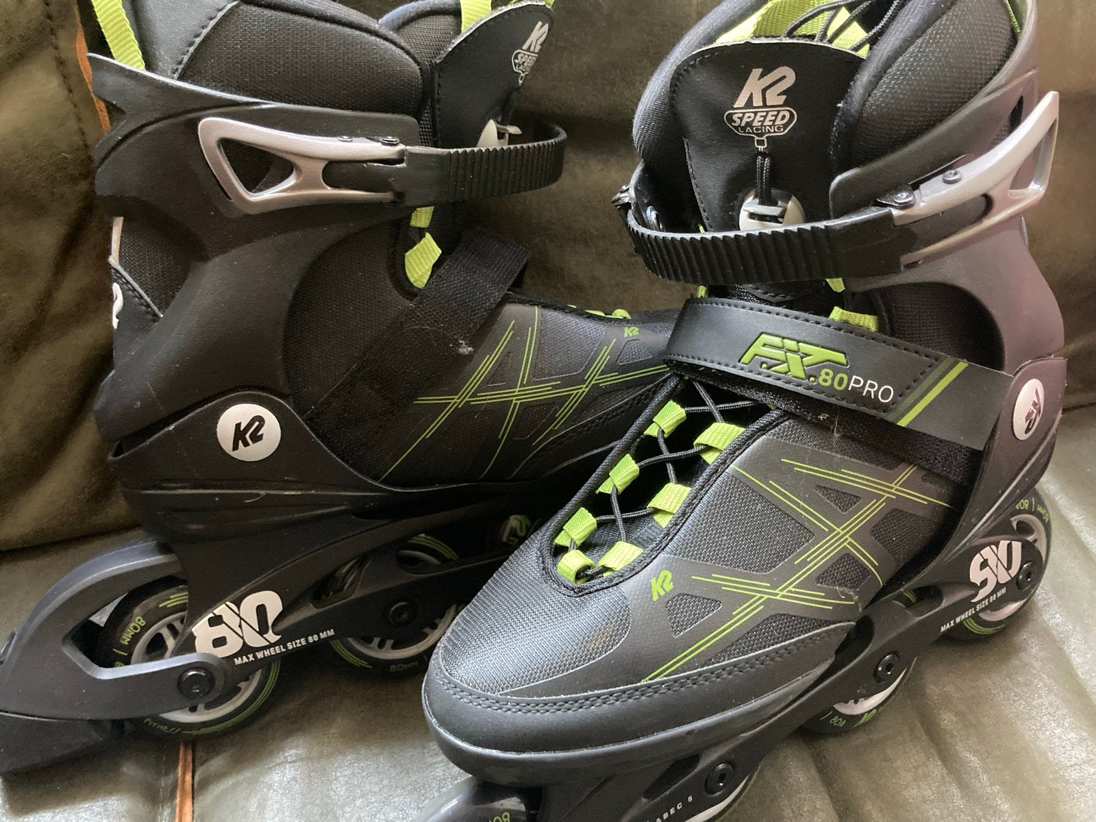 K2 Inline Skates mt 40 met bescherming, Ophalen, K2, Gebruikt, Dames