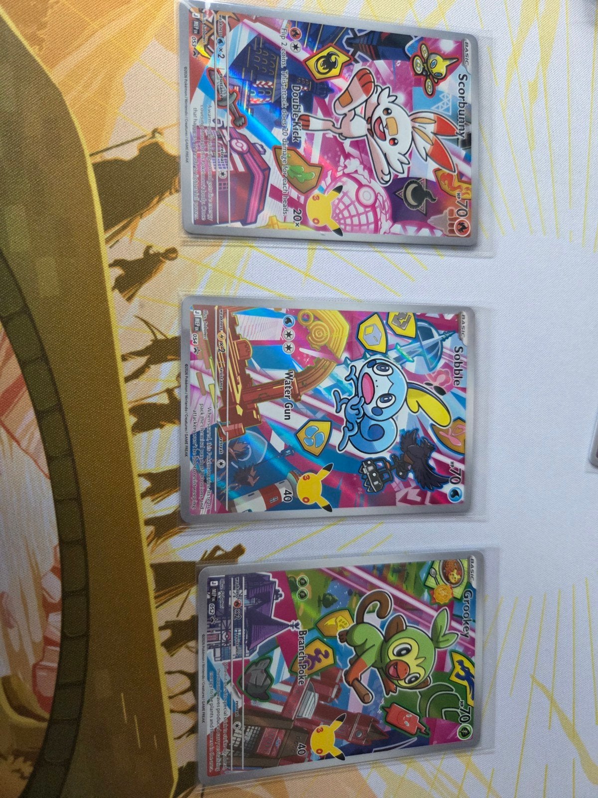 pokemon first partner series 2 Scorbunny Sobble Grookey, Ophalen, Nieuw, Losse kaart, Foil