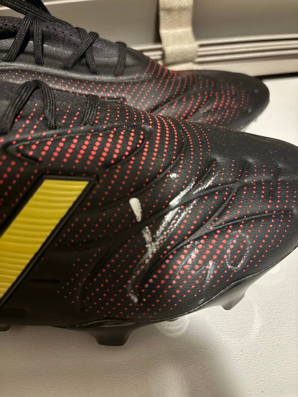 Gesigneerde New Balance voetbalschoen van frimpong, Maat XS of kleiner, Ophalen, Nieuw, Schoenen