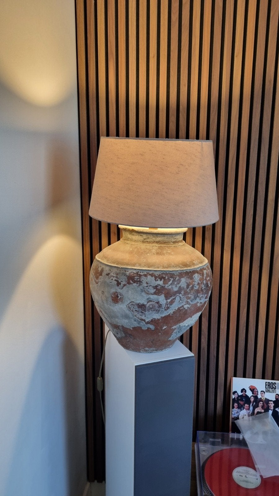 Unieke kruiken lamp - Zo goed als nieuw, Ophalen of Verzenden