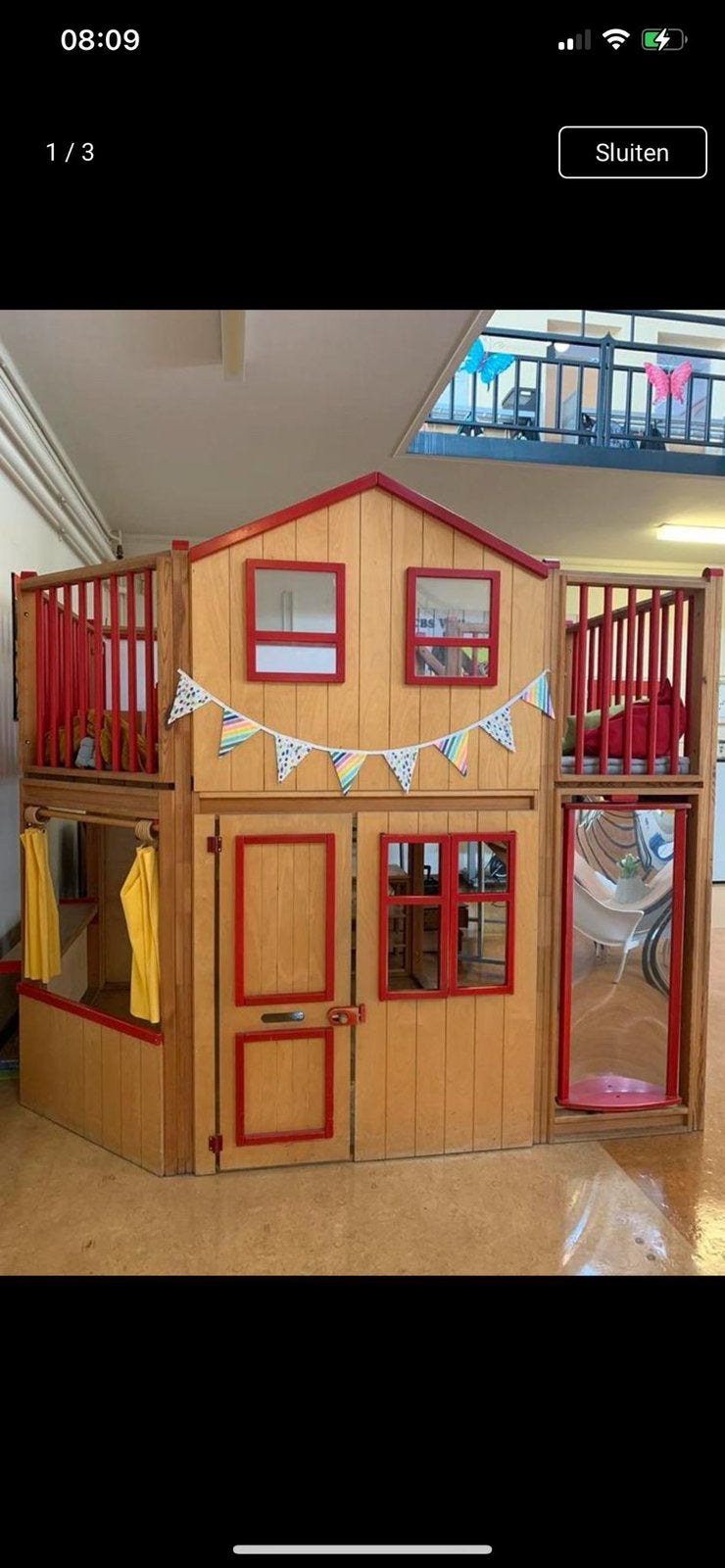 Speelhuis voor kinderen, Ophalen, Gebruikt, Hout