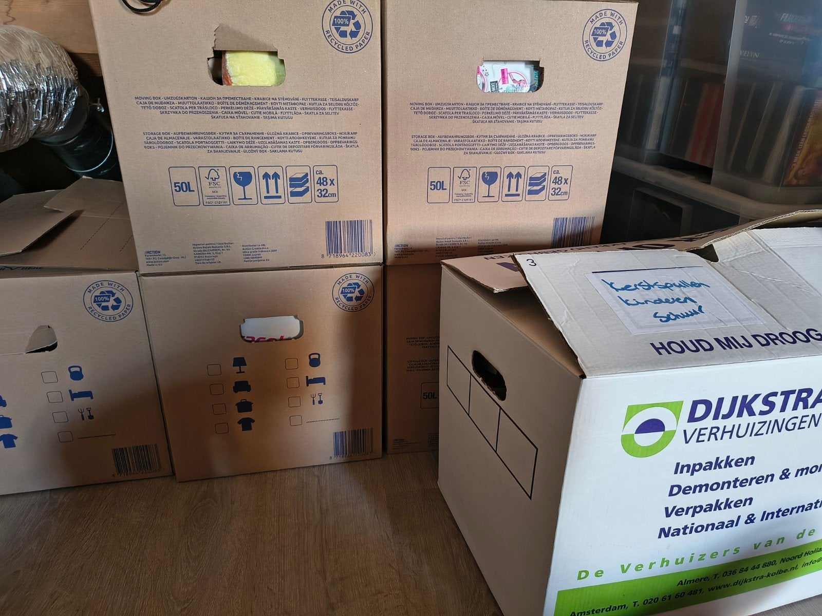 7 goed gevulde dozen markt spullen!, Verzenden, Nieuw