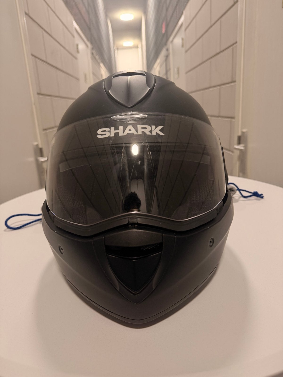Shark Evoline Series 3 Systeemhelm - Mat Zwart Maat L, Motoren, Ophalen of Verzenden, Tweedehands, Systeemhelm, Shark