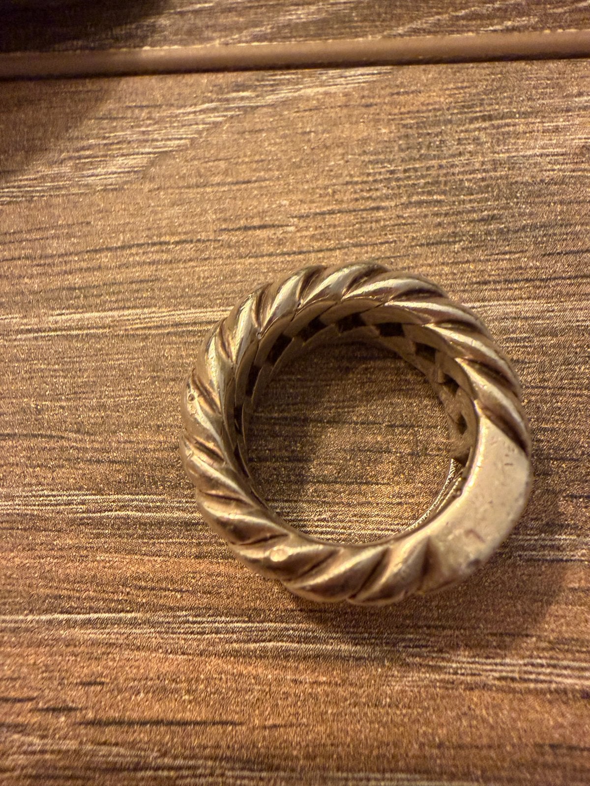 Buddha to Buddha Ring - Zilveren Schakelring maat 18, Ophalen, 18 tot 19, Gebruikt, Dame of Heer