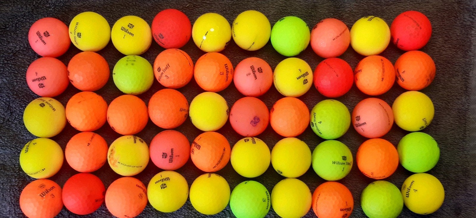 50 Wilson duo soft , gekleurd  voor € 40, Verzenden, Gebruikt, Bal(len)