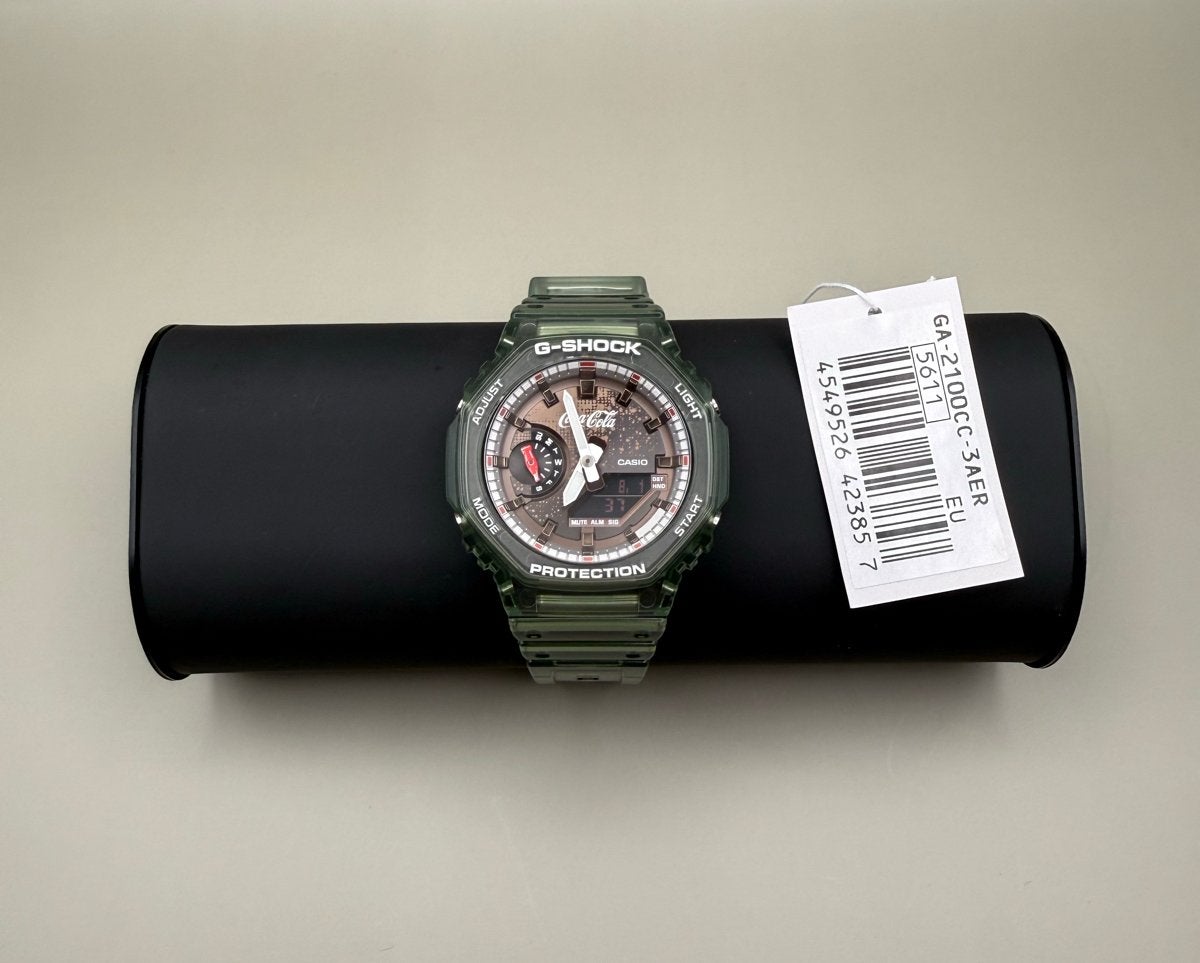 Casio G-Shock Coca-Cola GA-2100CC-3AER nieuw full set, Casio, Kunststof, Polshorloge, Nieuw