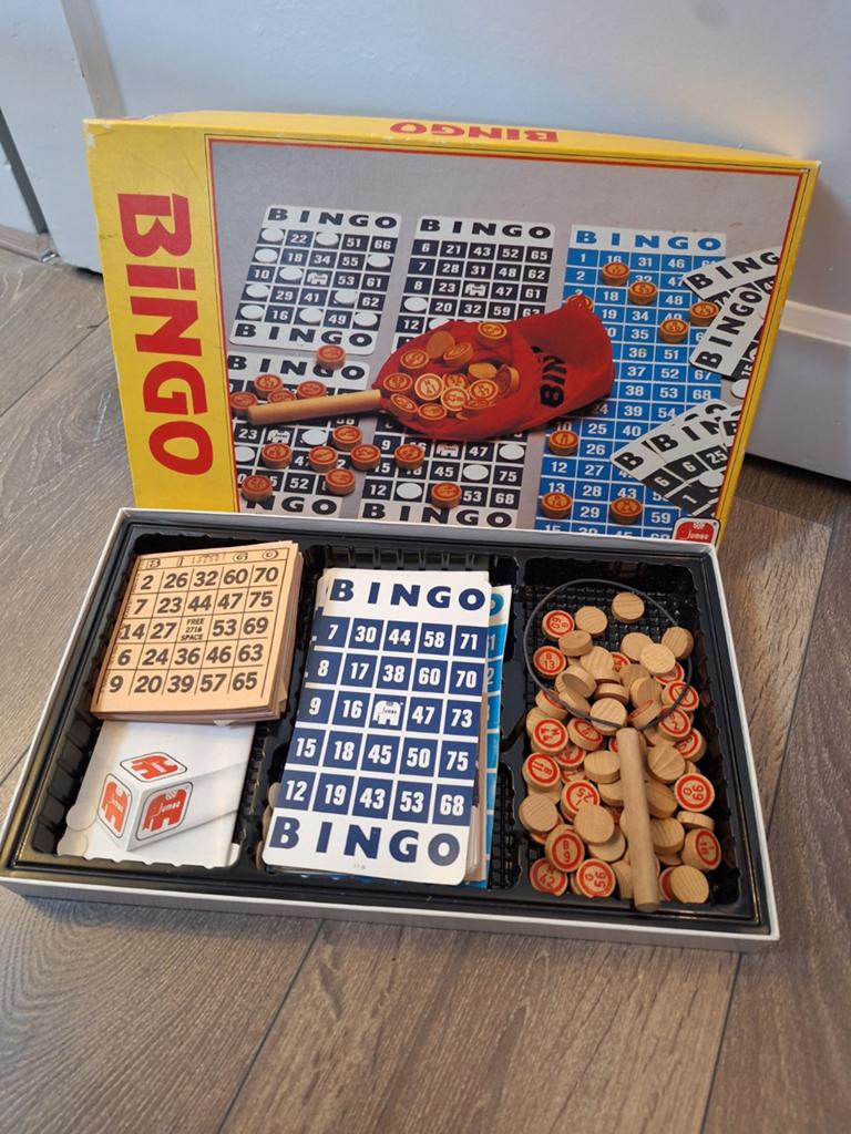 Bingo spel, Hobby en Vrije tijd, Gezelschapsspellen | Bordspellen, Ophalen of Verzenden, Gebruikt