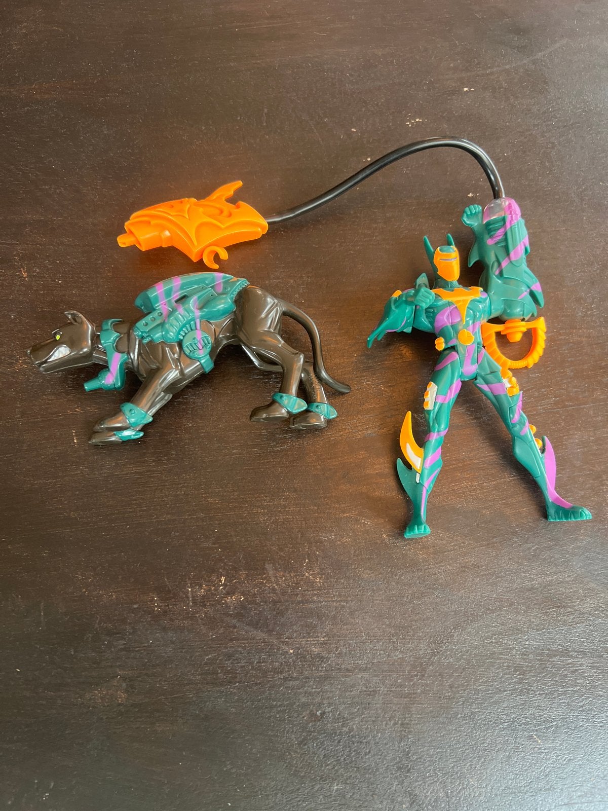 Kenner 1998 Batman Beyond Deluxe Neon Camo & Combat Dog Set, Ophalen of Verzenden, Gebruikt
