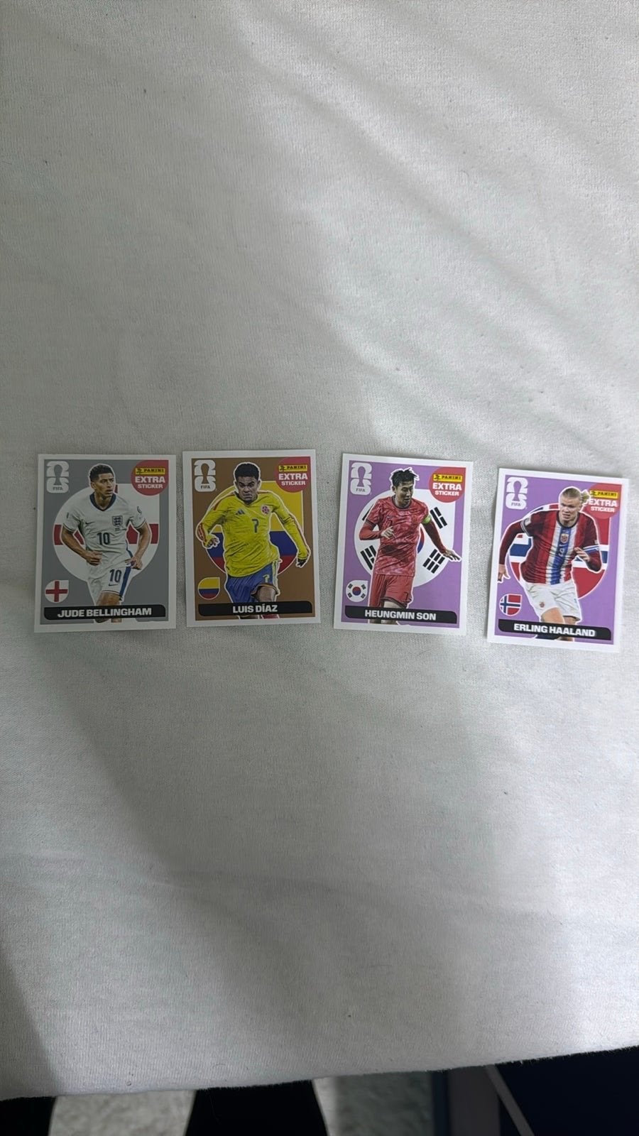 Panini Extra Sticker Voetbalsterren (4 stuks), Verzamelen, Sportartikelen en Voetbal, Ophalen of Verzenden, Zo goed als nieuw