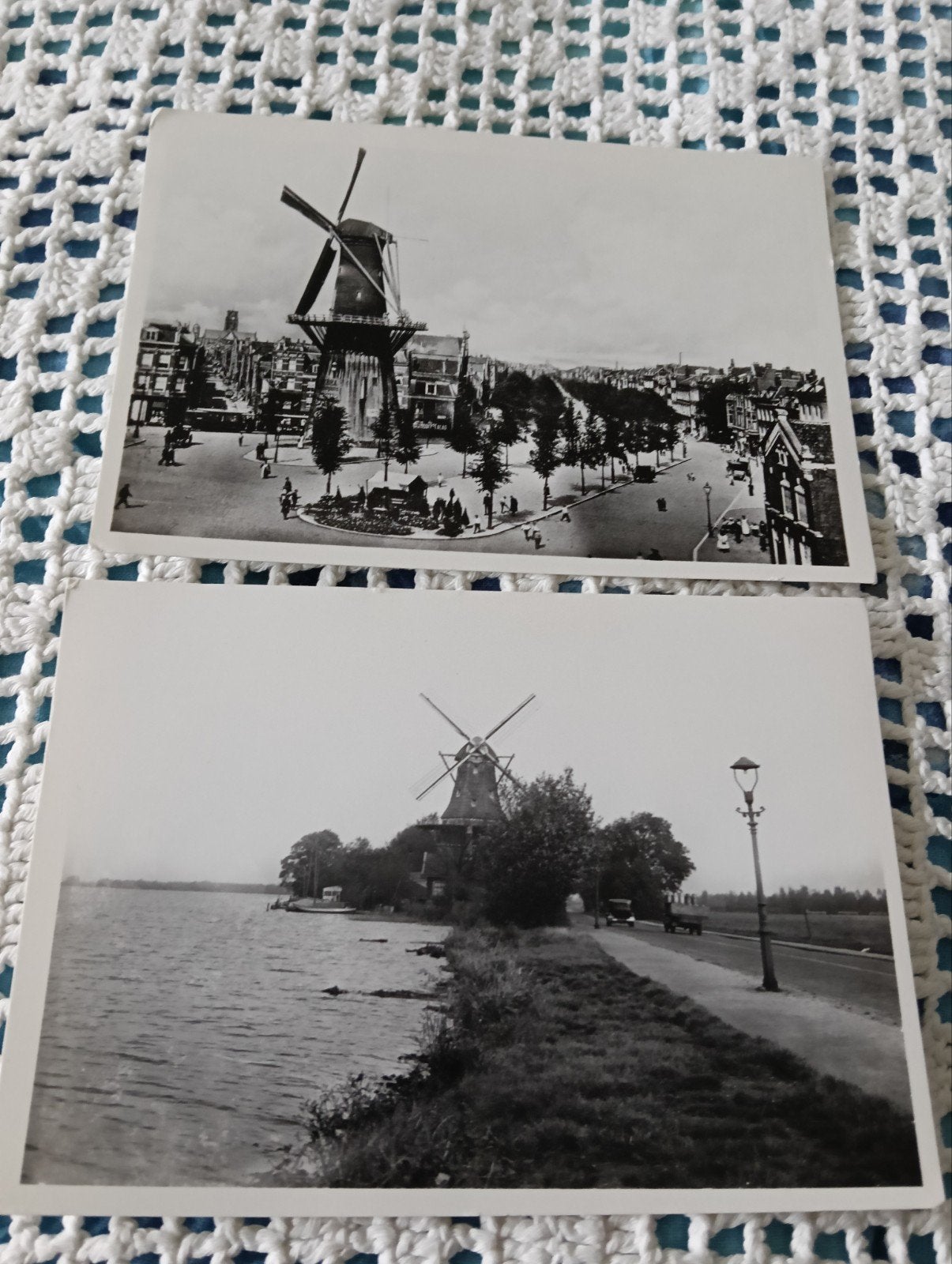 2 Oude Ansichtkaarten Rotterdam: Oostplein & Kralingseplas, Ophalen of Verzenden, 1920 tot 1940, Ongelopen