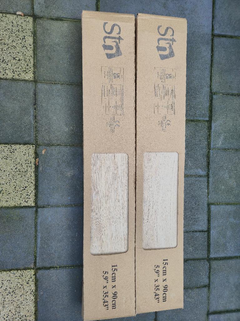 Wand- en Vloertegel Star Roble 15x90 cm, Ophalen, 60 cm of meer, Keramiek, Nieuw