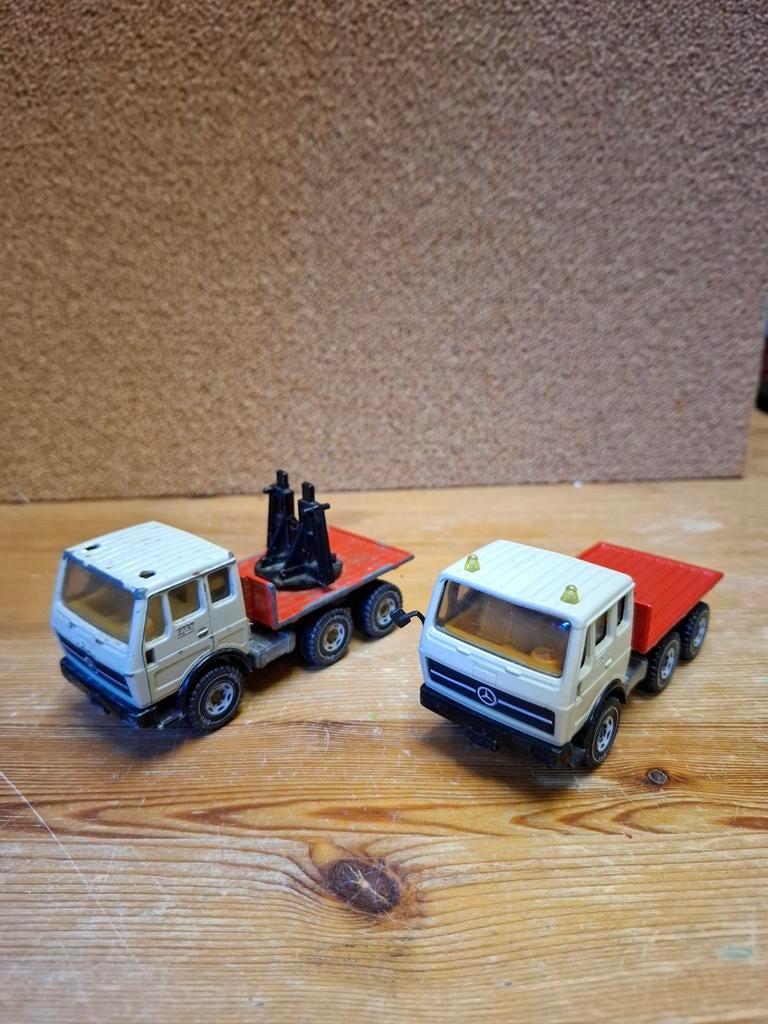 Siku Mercedes kraan trekkers, Ophalen of Verzenden, Gebruikt, Bus of Vrachtwagen, SIKU