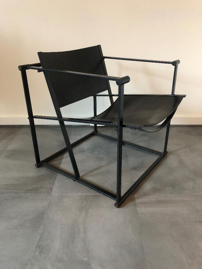 Radboud Van Beekum stoel, Ophalen, Gebruikt, 75 tot 100 cm, Leer