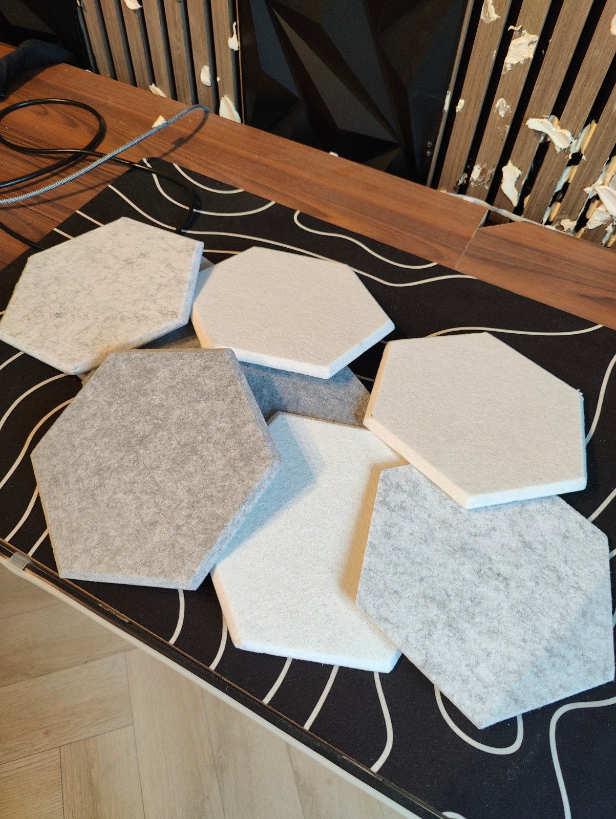 Nieuwe hexagon tegels 9x, Nieuw, Minder dan 20 cm, Minder dan 5 m², Wandtegels