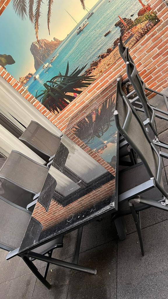 Hartman tuinset, Tuin en Terras, Tuinsets en Loungesets, Ophalen, Kunststof, Eettafel, 6 zitplaatsen