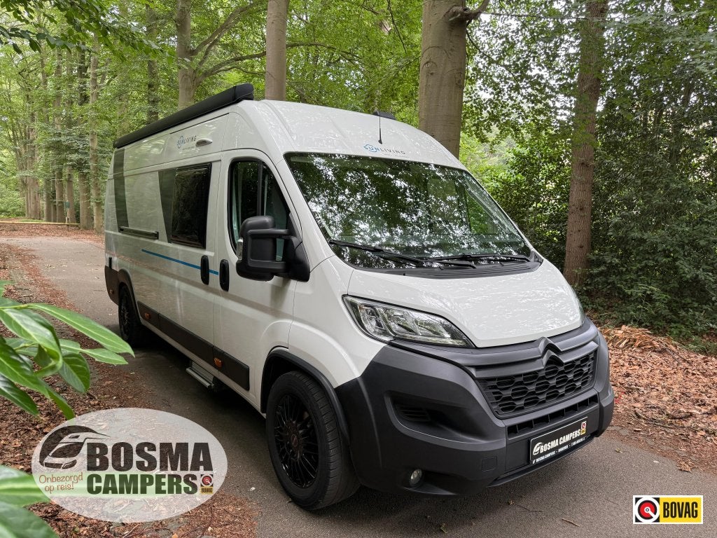 Adria Sun Living 65 SL Enkele Bedden 2x Airco Euro 6 2021, Caravans en Kamperen, Campers, Bedrijf, tot en met 3, Buscamper of Camperbus