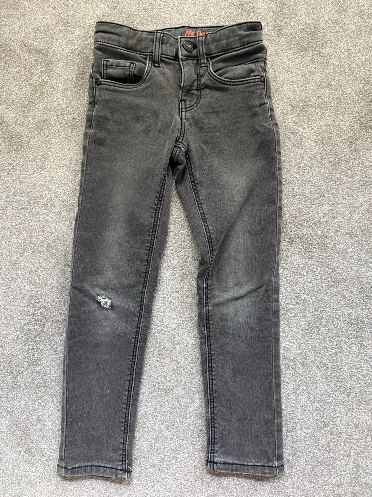 Skinny fit Hema, maat 116, Ophalen of Verzenden, Gebruikt, Jongen of Meisje, Broek