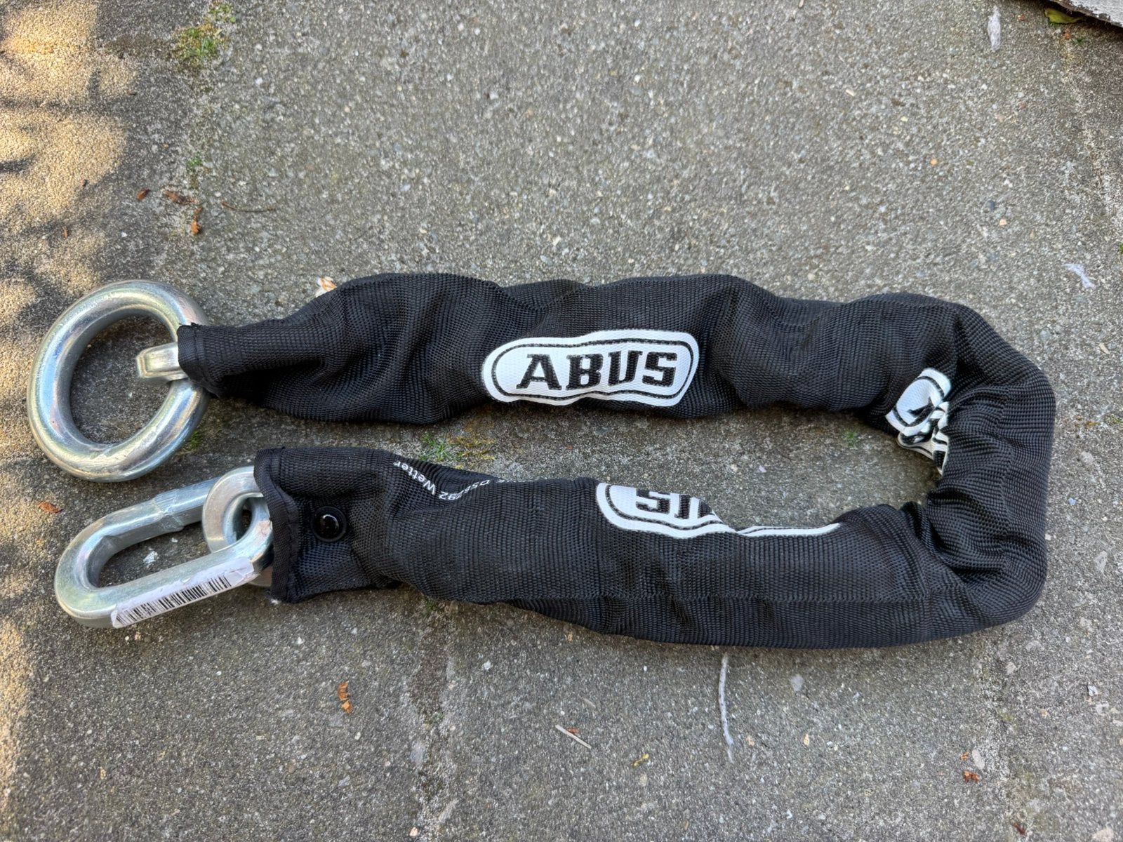 Abus chain 12ks loop 80 cm, Ophalen of Verzenden, Nieuw, Kettingslot