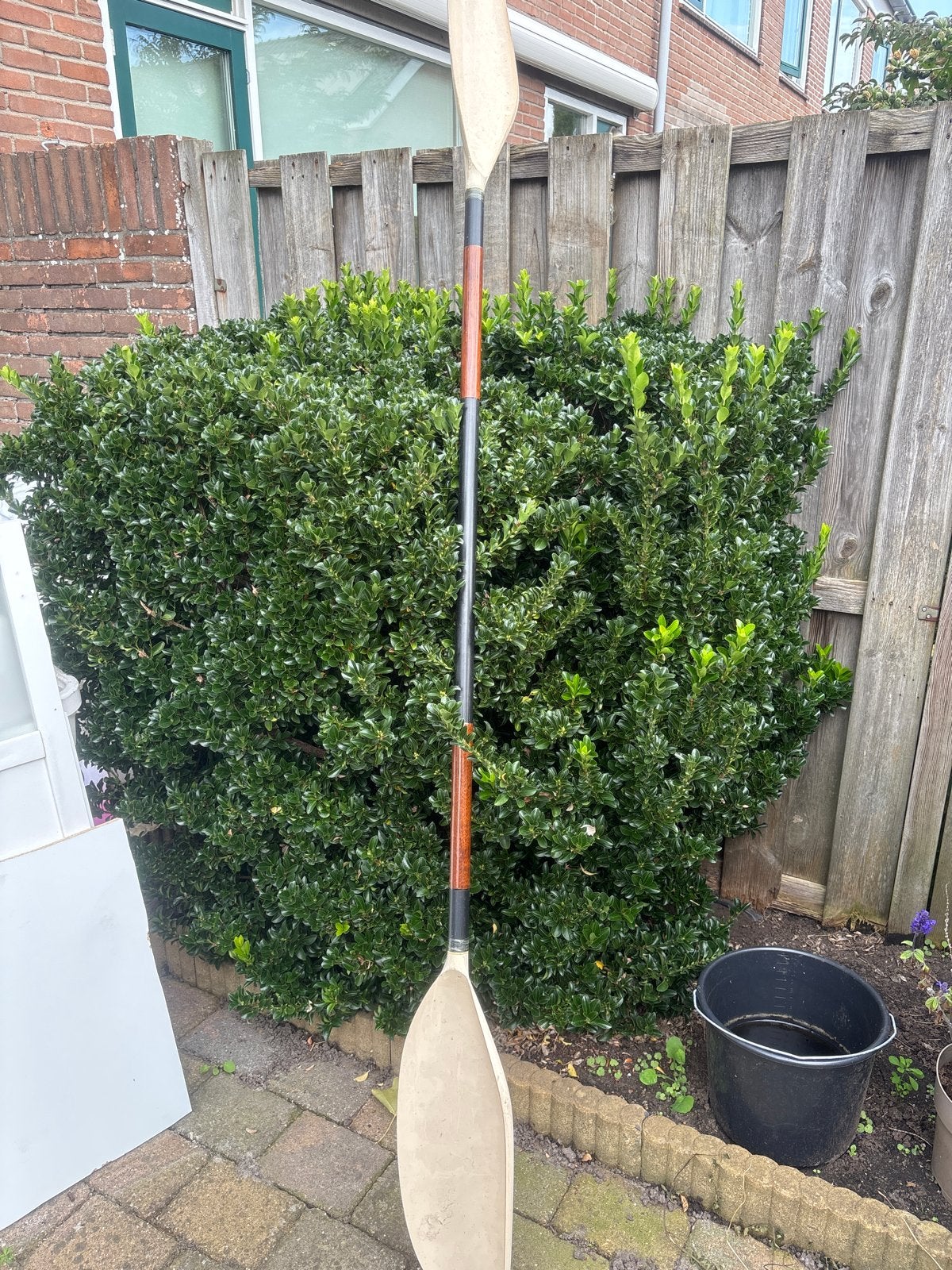 Kano peddel (dubbelbladig) 2.21m, Watersport en Boten, Ophalen, Gebruikt, Dubbelbladige peddel